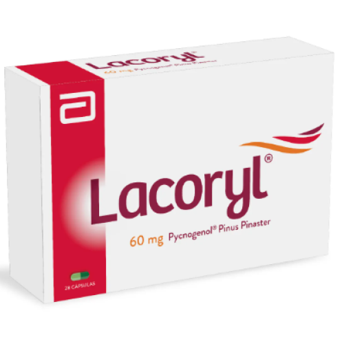 Lacoryl 60 Mg Caja X 28 Cápsulas
