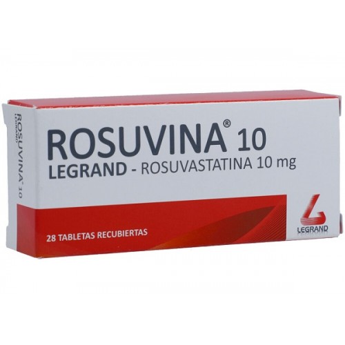 Rosuvina 10 Mg Caja X 28 tabletas 