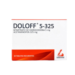 doloff 5/325 mg x 30 tabletas recubiertas