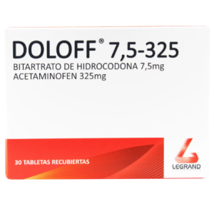 doloff 7.5/325 x 30 tabletas