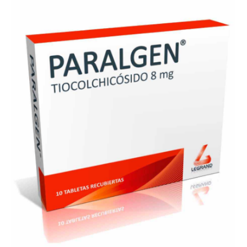 paralgen 8 mg x 10 tabletas
