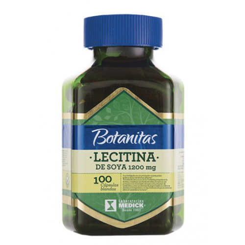 Lecitina de soya 1200 Mg Frasco X 100 Cápsulas 