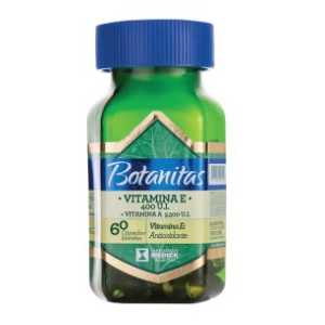 vitamina E 400 UI + vitamina A 3.500 UI x 60 cápsulas