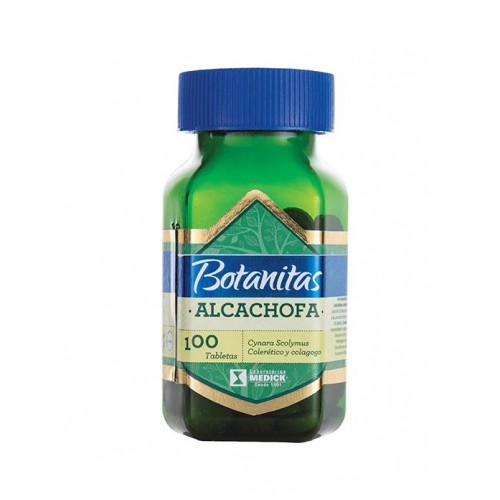 Botanitas Alcachofa Frasco X 100 Tabletas 