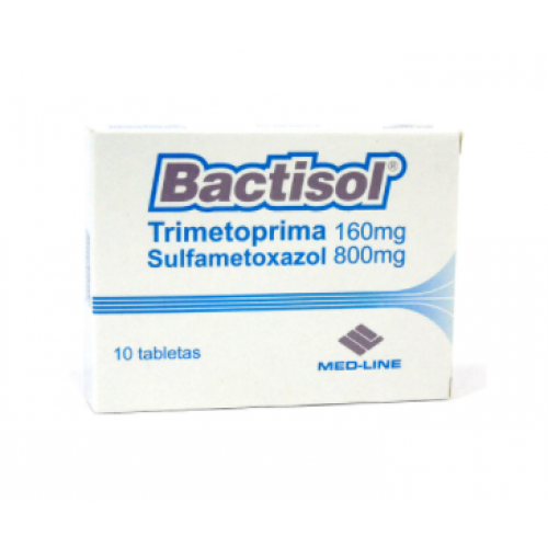 Bactisol 160 Mg/ 800 Mg Caja X 10 Tabletas 