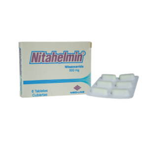 Nitahelmin 500 Mg Caja X 6 Tabletas 