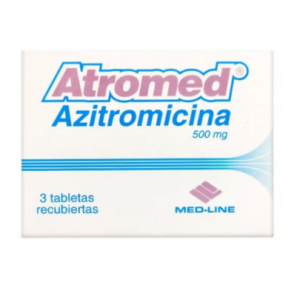 atromed 500mg x 3 tabletas.