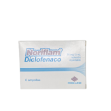 Noriflam 75Mg/ 3 Ml Diclofenaco Caja X 6 Ampollas 