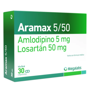 aramax 5/50 mg x 30 capsulas