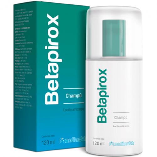 Betapirox Champú Loción anticaspa Frasco X 120 Ml 