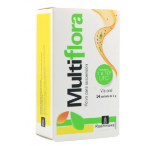 Multiflora Probióticos polvo para suspensión Caja X 14 Sobres 