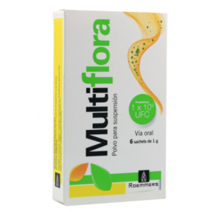 Multiflora Probióticos polvo para suspensión Caja X 6 Sobres 