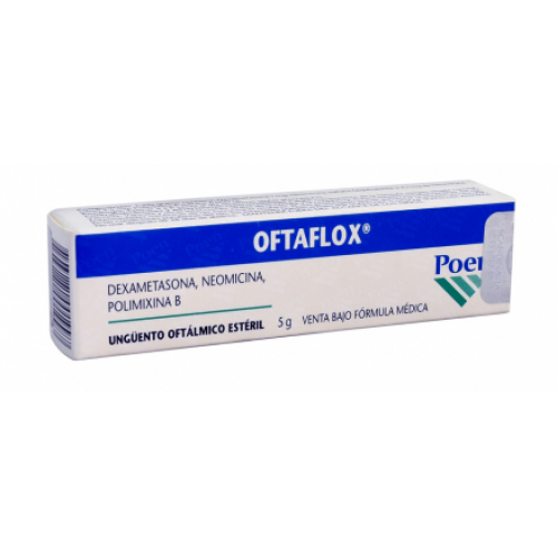 Oftaflox Ungüento Oftálmico Estéril Tubo X 5 Gramos 