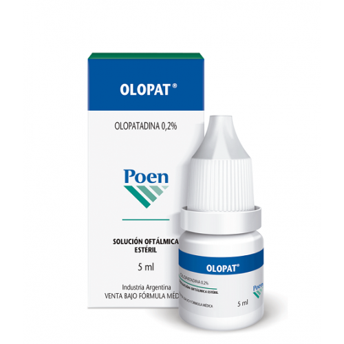 Olopat 0.2% Solución Oftálmica estéril Frasco X 5 Ml 