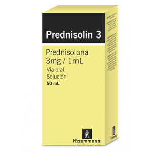 Prednisolin 3 Mg/ 1 Ml Solución Frasco X 50 Ml  