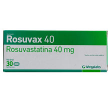 rosuvax 40 mg x 30 tabletas