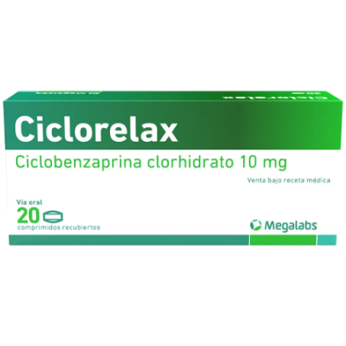ciclorelax 10 mg x 20 tabletas