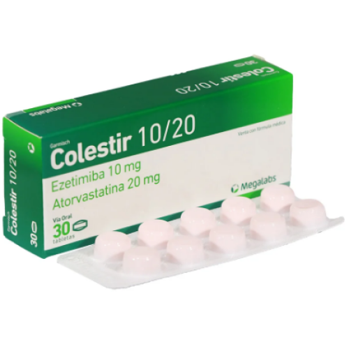 colestir 10/20 mg x 30 tabletas