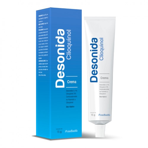 Desonida Clioquinol Crema Tubo X 15 Gramos 