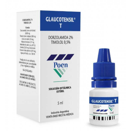glaucotensil-t solucion oftalmica x 5 ml