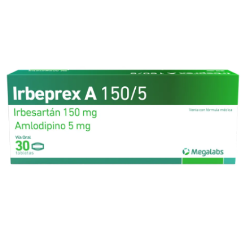 irbeprex A 150/5 mg x 30 tabletas