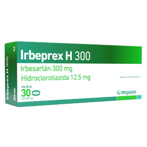 irbeprex-h 300/12.5 mg x 30 tabletas