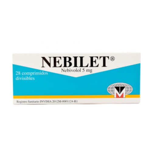 Nebilet 5 Mg Caja X 28 Tabletas 