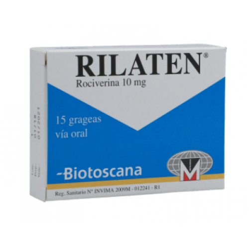 Rilaten 10 Mg Caja X 15 Tabletas