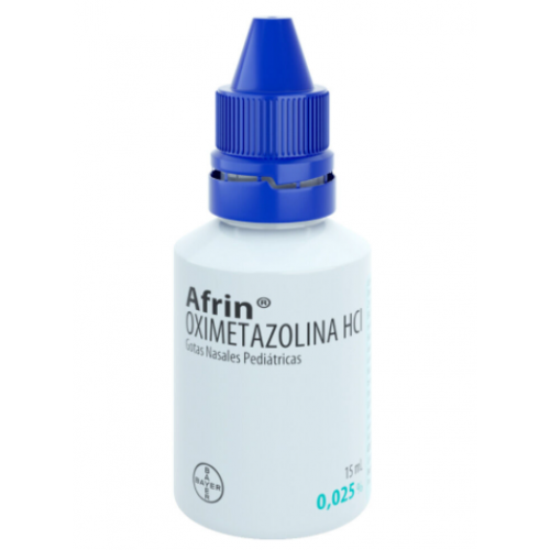 Afrin Gotas nasales Pediátricas 0.025% Frasco X 15 Ml 