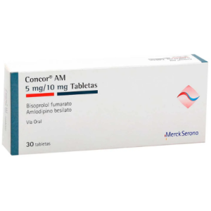 concor AM 5mg/10mg x 30 tabletas