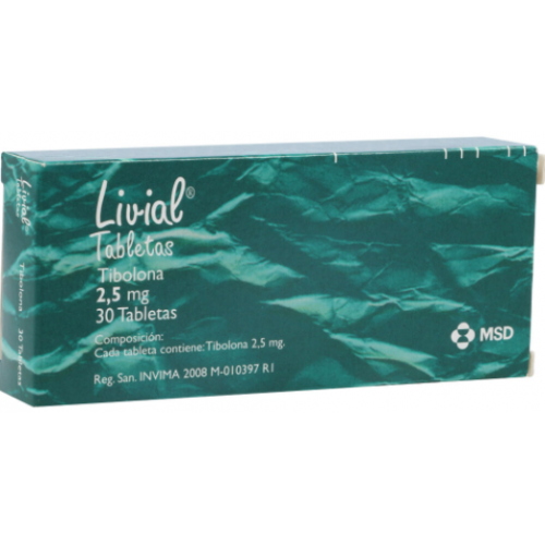 Livial 2.5 Mg Caja X 30 Tabletas 