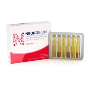 Neurobión Solución Inyectable Caja X 3 Ampollas 