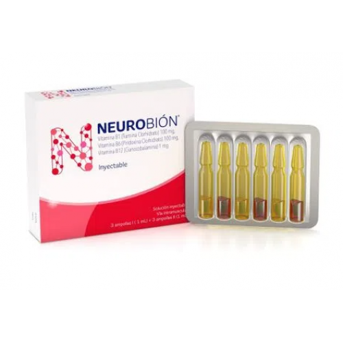 Neurobión Solución Inyectable Caja X 3 Ampollas 