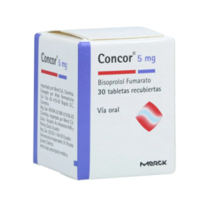 concor 5 mg x 30 tabletas recubiertas