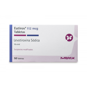 Eutirox 112 Mcg Caja X 50 Tabletas
