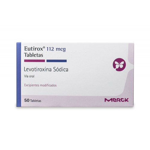 Eutirox 112 Mcg Caja X 50 Tabletas
