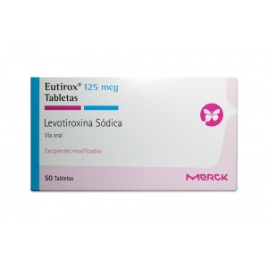 Eutirox 125 Mcg Caja X 50 Tabletas
