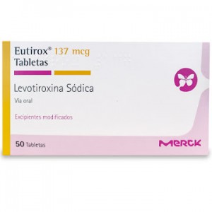 Eutirox 137 Mcg Caja X 50 Tabletas
