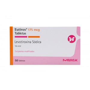 Eutirox 175 Mcg Caja X 50 Tabletas

