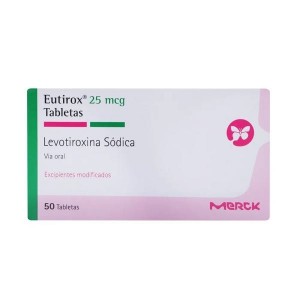 Eutirox 25 Mcg Caja X 50 Tabletas