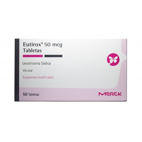 Eutirox 50 Mcg Caja X 50 Tabletas