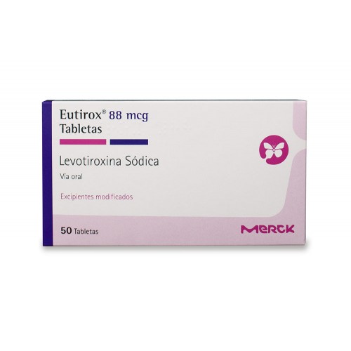 Eutirox 88 Mcg Caja X 50 Tabletas
