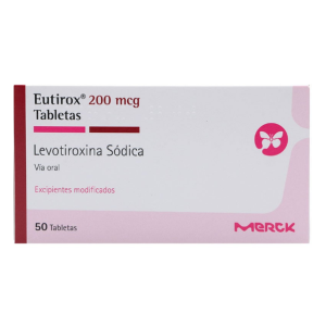eutirox 200 mcg x 50 tabletas