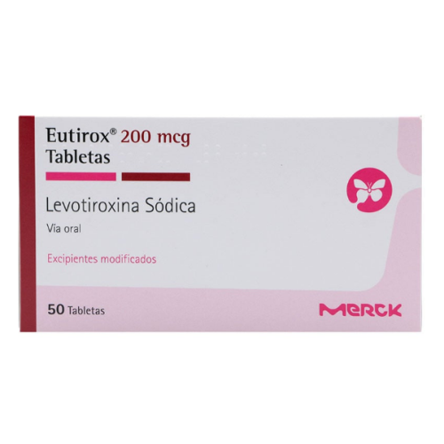 eutirox 200 mcg x 50 tabletas