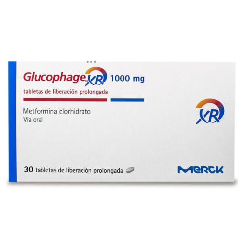 glucophage xr 1000 mg x 30 tabletas de liberacion controlada
