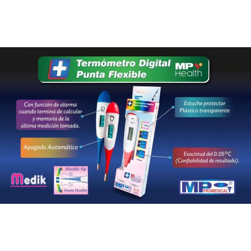 Termómetro Digital punta flexible Promedical X 1 Unidad