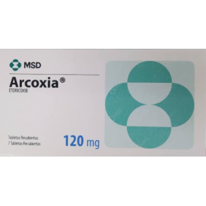 Arcoxia 120 Mg Caja X 7 tabletas