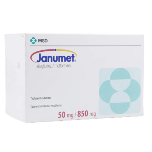 janumet 50/ 850 mg x 56 tabletas