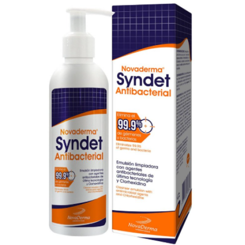 Novaderma syndet Antibacterial Emulsión limpiadora Frasco X 240 Gramos 