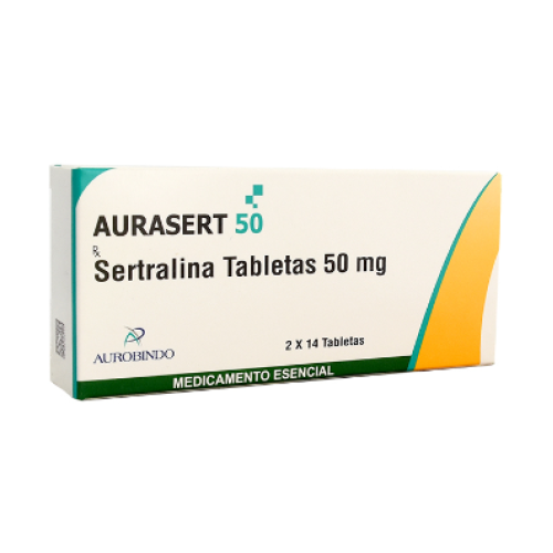 Aurasert 50 Mg Caja X 28 Tabletas 